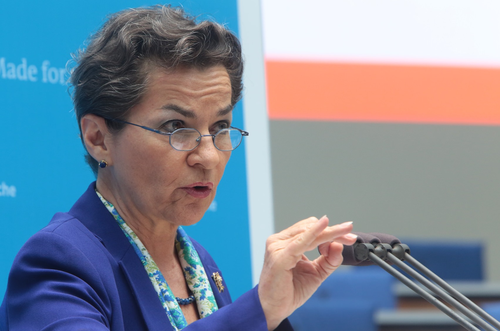 Christiana Figueres, secretaria ejecutiva de la Convención Marco de Naciones Unidas sobre Cambio Climático