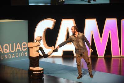 El robot Tiago Pal, protagonista del Campus Aquae 2016