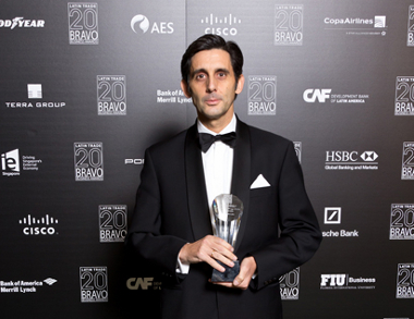 José María Álvarez-Pallete galardonado en los premios Bravo 2014