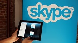 Aplicación de Skype en una tableta. (Foto: Míriam Gimeno)