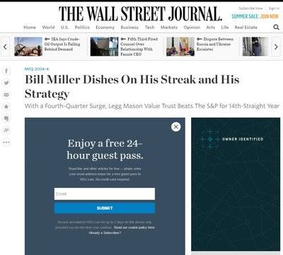 “The Wall Street Journal” entreabre su muro de pago