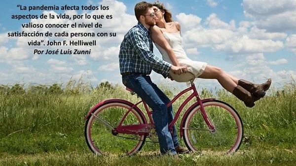  “La pandemia afecta todos los aspectos de la vida, por lo que es valioso conocer el nivel de satisfacción de cada persona con su vida”. John F. Helliwell