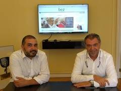 Juan Zafra (izquierda) y Braulio Calleja, directores de Bez.es