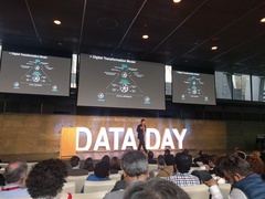 Nacho de Pinedo durante su intervención en DataDay 2018.