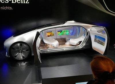 Prototipo de coche autónomo de Mercedes Benz