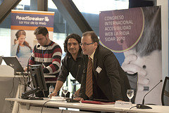 Loic Martínez durante una conferencia del grupo de trabajo SIDAR. (Foto: UPM)