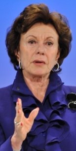 Neelie Kroes, vicepresidenta Comisón Europea