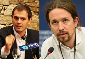 Albert Rivera y Pablo Iglesias