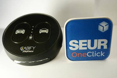 Telefónica I+D desarrolla con Seur y Cabify nuevos botones inteligentes