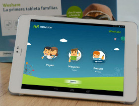 Telefónica Learning Services lanza la tableta familiar weShare