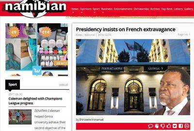 Namibia, por encima de España y Francia en libertad de prensa