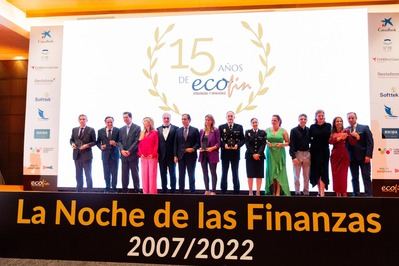 Foro ECOFIN celebra su 15 aniversario con una cena de gala que reúne a más de 300 empresarios en Madrid