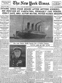 El Titanic se ha hundido: una lección de periodismo