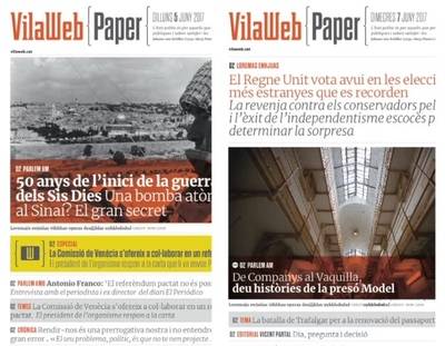 Un digital catalán edita una versión para imprimir desde casa
