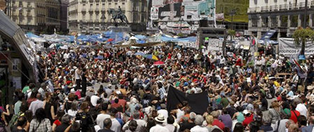 Las redes del 15M de la Puerta del Sol carecen de herramientas para dirigirlo