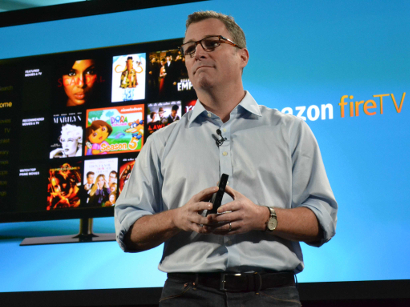Peter Larsen, vicepresidente de Amazon, anuncia el lanzamiento de FireTV
