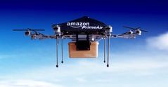 Amazon patenta drones para recargar tu coche eléctrico