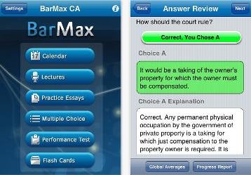 Ejemplo de la aplicación BarMax, una de las más caras del mercado