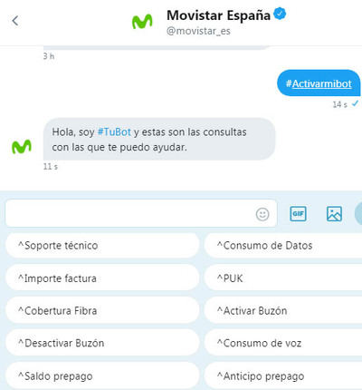 Teléfonica y Twitter desarrollan una solución de atención al cliente a través de un bot