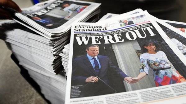 Incertidumbre en la prensa británica tras el Brexit