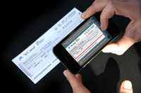 Aplicación para ingresar cheques y pagarés con el iPhone
