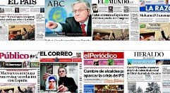 Las ventas de los 8 periódicos españoles de mayor tirada caen un 12%
