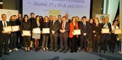 De izq. a dcha.: Juan Carlos F. Galindo, Marcelo Soria, Jordi Ribas, Ramón López, José Manuel Nieves, Jesús Cardeñosa, José Luis Cordeiro, Juan Antonio Relaño, Fabio Arena, Nuria Oliver (por videoconferencia) y Enrique Coperías.