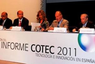 El Rey preside la presentación del Informe Cotec 2011