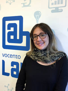 María Sainz en las instalaciones del VocentoLab, en Madrid.