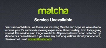 Apple compra la aplicación Matcha.tv 