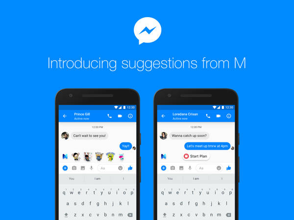 Facebook Messenger integra un asistente virtual para hacer sugerencias durante las conversaciones