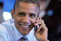 Obama sustituye su BlackBerry por un Samsung de 2013