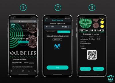 Los clientes de Movistar podrán cargar las entradas de conciertos en la factura de su móvil