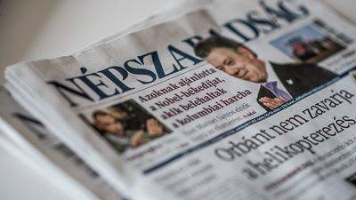 El principal periódico de Hungría echa el cierre