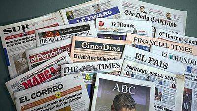 Los grupos de prensa españoles se desploman