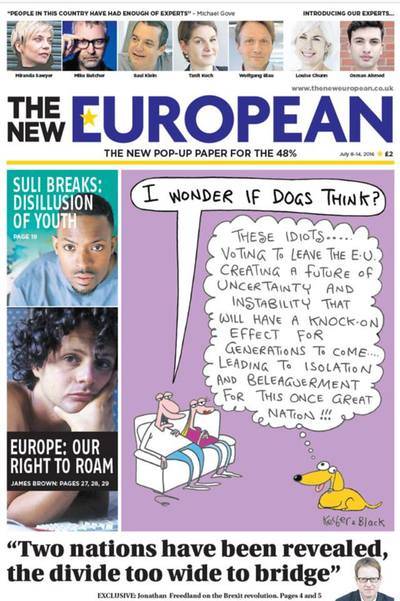 El extraño caso del semanario en papel proeuropeo que triunfa en UK