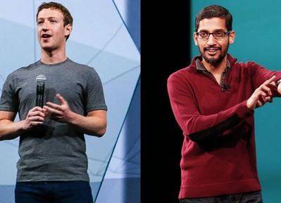 Zuckerberg y Pichai